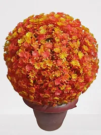 Artificial Topiary ball Orange color Without Pot-thumb1