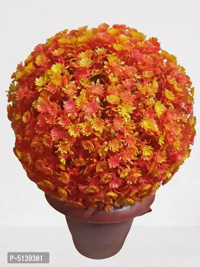Artificial Topiary ball Orange color Without Pot-thumb2