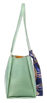 JH HAND BAG Stylish Handbag For Women And Girls | Ladies Purse | Woman Gifts | Wedding Gifts For Women | Pack of 1 (Color :Light Green)-thumb4
