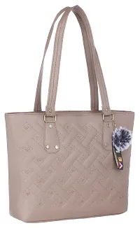 Large Tote Bag for Women with Zip, Stylish Handbags, Canvas Tote Bags for College, (Light Brown)-thumb1