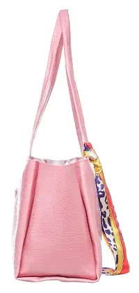 JH HAND BAG Stylish Handbag For Women And Girls | Ladies Purse | Woman Gifts | Wedding Gifts For Women | Pack of 1 (Color :Pink)-thumb4