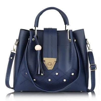 Women's PU leather handbags, shoulder bag purse with long strap, hand held  bag queens collection.