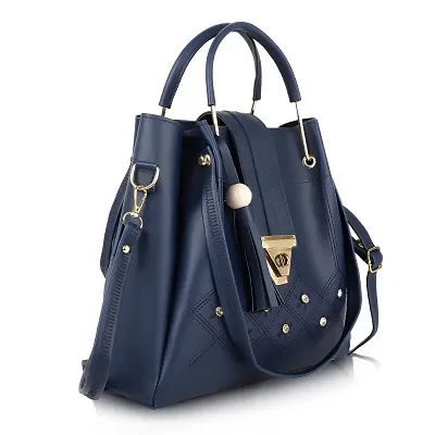 Women's PU leather handbags, shoulder bag purse with long strap, hand held  bag queens collection.