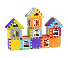 72 Pcs Mega Jumbo Happy Home House Building Blocks with fun toy-thumb2