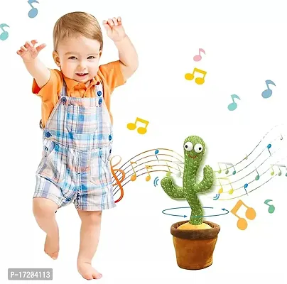 Talking Cactus Toy Dancing Cactus Toy for Babies Voice Repeat Toys-thumb3