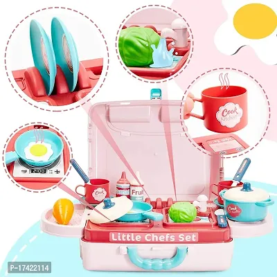 3 in 1 Kitchen Cooking Kitchen Play Set Play Food Party Role Toy-thumb5