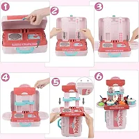 3 in 1 Kitchen Cooking Kitchen Play Set Play Food Party Role Toy-thumb1