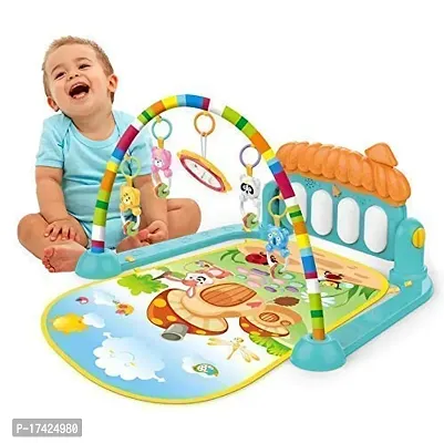 Baby Play Gym Kick and Play Piano Mat Newborn Toy for Boy and Girl-thumb0