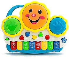 Drum Piano Keyboard Musical Toys With Flashing Lights, Animal Sounds  Songs - Battery Operated Kids Toys-thumb3