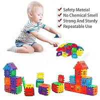 House Building Blocks with Attractive Windows and Smooth Rounded Edges - Building Blocks for Kids-thumb1