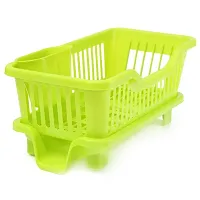 Plastic Large 3 in 1 sink dish Rack Drainer with Tray for Kitchen with dish Rack-thumb2