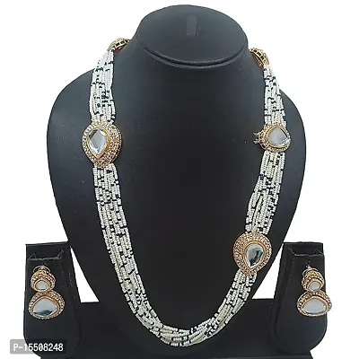 Kundan long jewellery set-thumb0