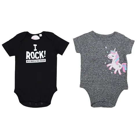 Pack Of 2 & 3 Cotton Printed Rompers