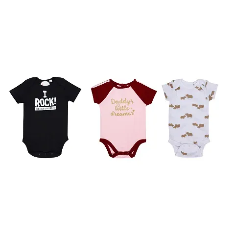 Cute Rompers For Kids ( Pack Of 3 )