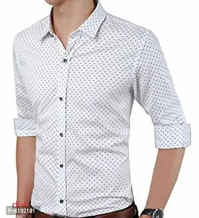 Trendy Stylish Cotton Long Sleeves Casual Shirt-thumb0