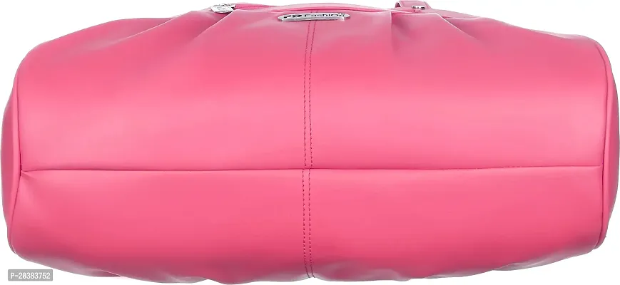 Stylish Pink Synthetic  Handbags For Women-thumb3