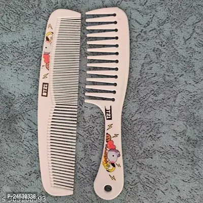 SMR Set Of 2 Hair Comb For Girls or Women Suitable For All Type Of Hair Best Hair Dressing Comb (Pack Of 2)