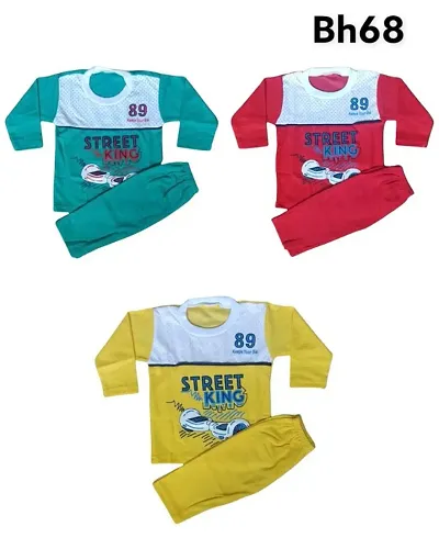 Pack Of 3 Boys T-Shirts with Trousers