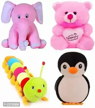 Premium Quality Soft Toys For Kids Set Of 4