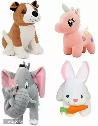 Premium Quality Soft Toys For Kids Set Of 4