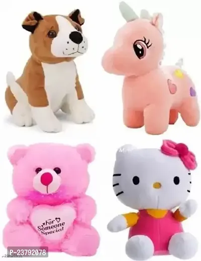 Premium Quality Soft Toys For Kids Set Of 4