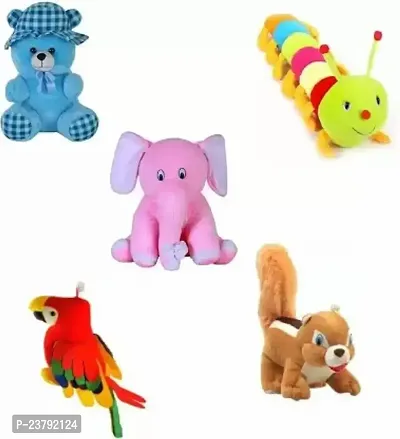 Premium Quality Soft Toys For Kids Set Of 5