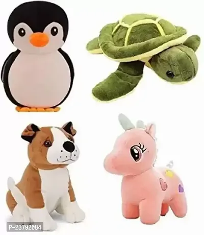 Premium Quality Soft Toys For Kids Set Of 4