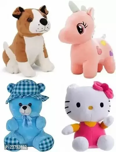 Premium Quality Soft Toys For Kids Set Of 4