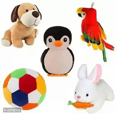 Premium Quality Soft Toys For Kids Set Of 5