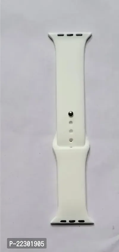 Unisex Smartwatch starp white colour belt-thumb2