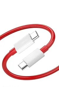 Red color Type c to Type c charging cable-thumb2