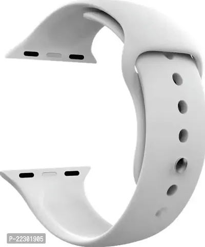 Unisex Smartwatch starp white colour belt-thumb0