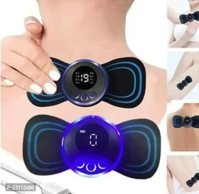 mini body massager Mini Massager with 8 Modes.19 Strength Levels, Rechargeable Electric Massager Sticker, Cordless Massager, Portable Body Massage Patch For Men, Women, Shoulder, Arms, Legs, Neck Full-thumb3