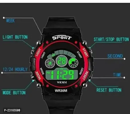 Trendy Kids Watch - Sports watch for boys and Girls CD-525-RED., Name: Trendy Kids Watch - Sports watch for boys and Girls CD-525-RED., Trendy Kids Watch - Sports watch for boys and Girls CD-525-RED.,