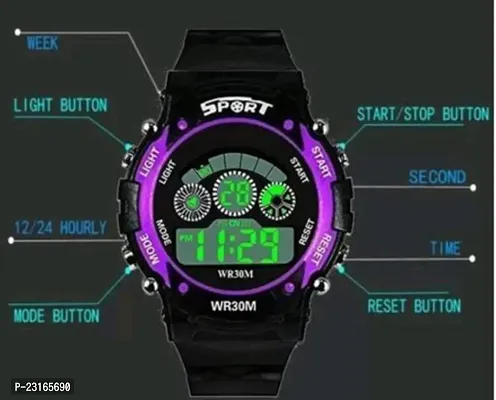 Trendy Kids Watch - Sports watch for boys and Girls CD-525-PURPEL, Name: Trendy Kids Watch - Sports watch for boys and Girls CD-525-PURPEL, Trendy Kids Watch - Sports watch for boys and Girls CD-525-P-thumb0