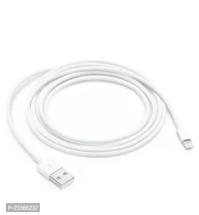 White USB Cable Name: USB Cable Brand: Others Cable Length: 1 Mtr Color: White Material: Rubber Net Quantity (N): 1 lightning to usb cable lightning vers cable USB Lightining Auf USB Kabel Lightining-thumb0