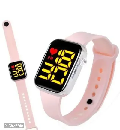 Skgm Unisex pink Rubber Casual Watches Name: skgm Unisex pink Rubber Casual Watches Strap Material: Silicon Display Type: Digital Size: Free Size Add Ons: Additional Strap Net Quantity (N): 1 NOT