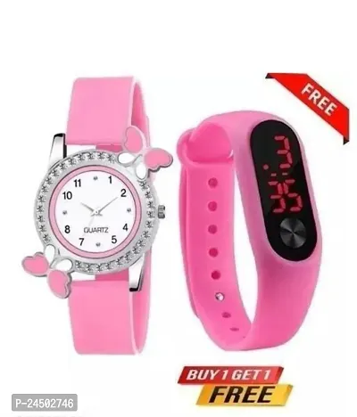 Classy Analog Watch for Kids, Pack of 2