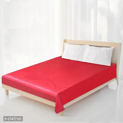 Handloom Best Collections PVC Plastic Waterproof Double Bedsheet (MAROON, 6.5 ft x 6 ft Or 72 Inch x 78 Inch) 11-thumb0