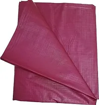 Handloom Best Collections PVC Plastic Waterproof Double Bedsheet (Maroon, 6.5 ft x 6 ft Or 72 Inch x 80 Inch)-thumb1