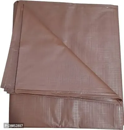 Handloom Best Collections PVC Plastic Waterproof Double Bedsheet (Brown, 6.5 ft x 6 ft Or 72 Inch x 80 Inch)-thumb3