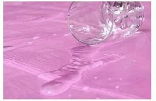 Handloom Best Collections PVC Plastic Waterproof Double Bedsheet (Pink, 6.5 ft x 6 ft Or 72 Inch x 80 Inch)-thumb2