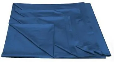 Handloom Best Collections PVC Plastic Waterproof Double Bedsheet (6.5 ft x 6 ft Or 72 Inch x 78 Inch) N.Blue-thumb1