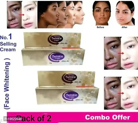 TWINKLE Night FACE CREAM REMOVE DARK SPOTS 15GM EACH Pack of 2