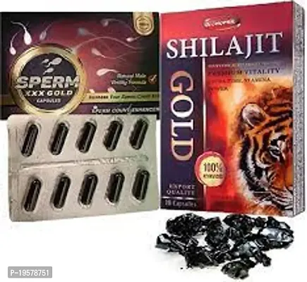 DR CHOPRA  SHILAJIT GOLD  CAPSULES  SPREAM CAPSULES ( COMBO PACK )-thumb0