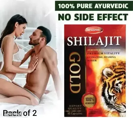 Shilajit Gold Capsule for Stamina Booster Strength, Energy Booster, Sex Power Capsule, | Ayurvedic | Sexual Health  Immunity, Vigor  Vitality For Men  Women( pack of 2 )-thumb4