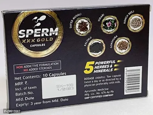 100% orignal spream xxx gold capsules ( pack of 2 )-thumb3