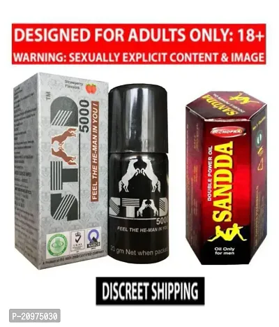 STAD 5000 SPRAY AND SANDDA OIL FOR MEN ( COMBO PACK )