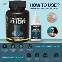 Best Quality Capsule Original HAMER OF THOR 60 CAPSULES AND HAMER OF THOR OIL 15 ML-thumb1