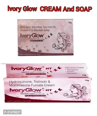 LVORY GLOW  CREAM  AND SOAP ( COMBO PACK )